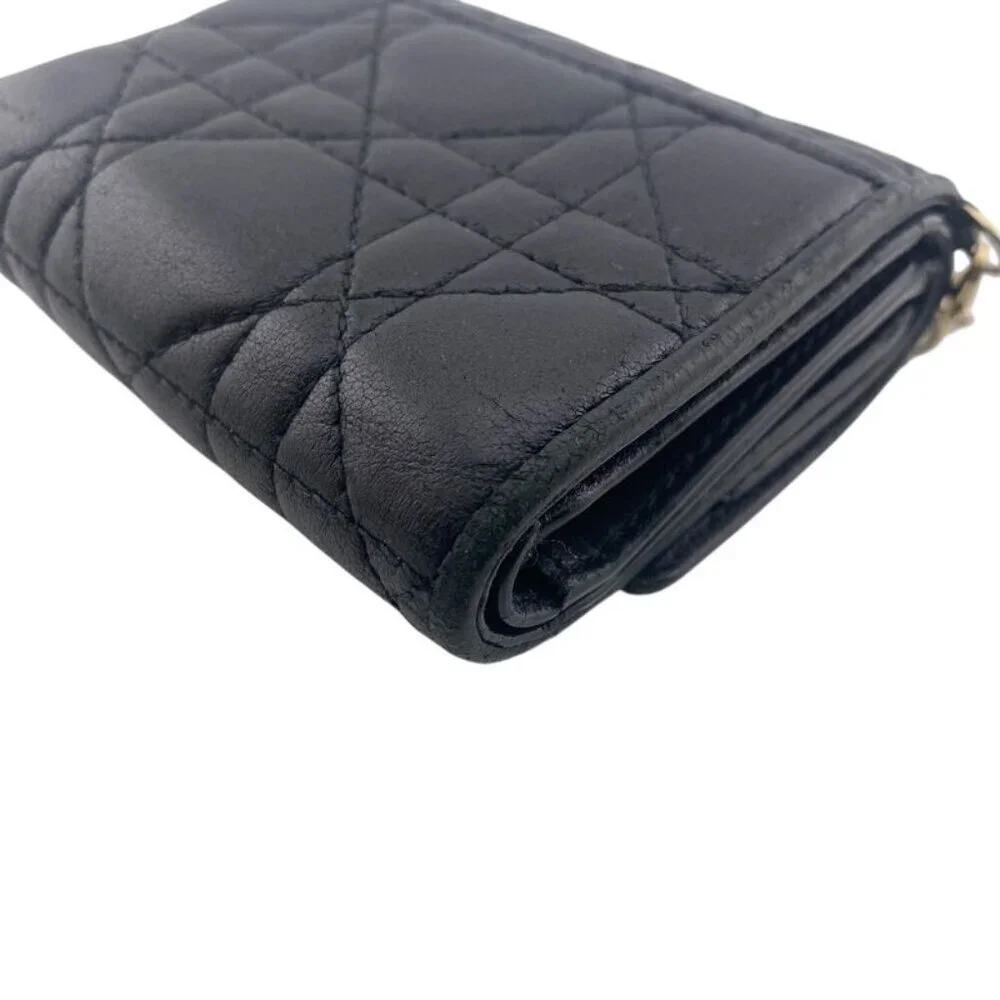 Dior Compact Wallet Lady Dior Trifold Handbag